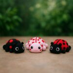 Ladybug legion, 3 item pack, articulated 3D models, PrintForge, 6x5x3 cm, PLA, BPA Free, Multicolor