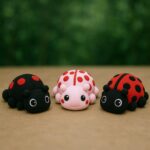 Ladybug legion, 3 item pack, articulated 3D models, PrintForge, 6x5x3 cm, PLA, BPA Free, Multicolor - Image 2
