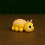 Ladybug scarlet, 3 item pack, articulated 3D models, PrintForge, 6x5x3 cm, PLA, BPA Free, Multicolor - Image 6