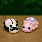Ladybug crimson, 2 item pack, articulated 3D models, PrintForge, 6x5x3 cm, PLA, BPA Free, Multicolor - Image 2