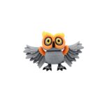 Noctiflex owl, articulated 3D model, PrintForge, 6x9x7 cm, crafted with PLA, BPA Free, Multicolor - Image 7
