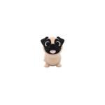 Pugsy wiggle, articulated 3D model, PrintForge, 7x4x5 cm, crafted with PLA, BPA Free, Beige - Image 6