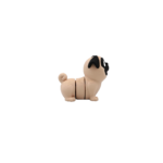 Pugsy wiggle, articulated 3D model, PrintForge, 7x4x5 cm, crafted with PLA, BPA Free, Beige - Image 7