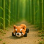 Rogue red panda, articulated 3D model, PrintForge, 8x4x2 cm, crafted with PLA, BPA Free, Multicolor - Image 4