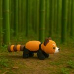 Rogue red panda, articulated 3D model, PrintForge, 8x4x2 cm, crafted with PLA, BPA Free, Multicolor - Image 2