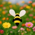 Buzzworthy bee, articulated 3D model, PrintForge, 4x3x2 cm, crafted with PLA, BPA Free, Black & Yellow - Image 3