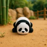 Bamboozle panda, articulated 3D model, PrintForge, 6x5x3 cm, crafted with PLA, BPA Free, Black & White - Image 5