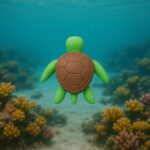 Shellsurfer sea turtle, articulated 3D model, PrintForge, 6x6x2 cm, crafted with PLA, BPA Free, Green & Brown - Image 3