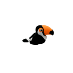 Wigglebeak toucan, articulated 3D model, PrintForge, 6x4x3 cm, crafted with PLA, BPA Free, Multicolor - Image 8