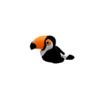 Wigglebeak toucan, articulated 3D model, PrintForge, 6x4x3 cm, crafted with PLA, BPA Free, Multicolor - Image 9
