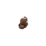 Twist-a-hoot owl, articulated 3D model, PrintForge, 4x4x4 cm, crafted with PLA, BPA Free, Brown - Image 7