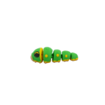 Wiggle worm pillar, articulated 3D model, PrintForge, 6x2x2 cm, crafted with PLA, BPA Free, Multicolor - Image 8