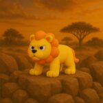 Twistmane lion, articulated 3D model, PrintForge, 8x7x4 cm, crafted with PLA, BPA Free, Multicolor - Image 4