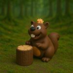 Timbertrek beaver, articulated 3D model, PrintForge, 9x5x6 cm, crafted with PLA, BPA Free, Multicolor - Image 4