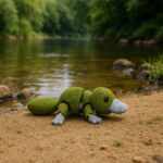 Platy plodder, articulated 3D model, PrintForge, 6x4x2 cm, crafted with PLA, BPA Free, Multicolor