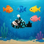 Lurky lurefish, articulated 3D model, PrintForge, 6x3x4 cm, crafted with PLA, BPA Free, Multicolor - Image 3