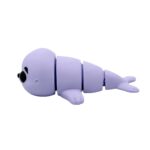 Wobble seal, articulated 3D model, PrintForge, 11x6x4 cm, crafted with PLA, BPA Free, Purple - Image 6