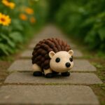 Speedspines hog, articulated 3D model, PrintForge, 5x4x2 cm, crafted with PLA, BPA Free, Brown & Beige - Image 4