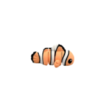 Flickerfin fish, articulated 3D model, PrintForge, 7x5x4 cm, crafted with PLA, BPA Free, Multicolor - Image 6