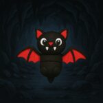 Bat wobble, articulated 3D model, PrintForge, 7x8x3 cm, crafted with PLA, BPA Free, Multicolor - Image 2