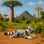 Boundbouncer lemur, articulated 3D model, PrintForge, 8x6x2 cm, crafted with PLA, BPA Free, Multicolor - Image 2