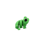Snapleap frog, articulated 3D model, PrintForge, 5x4x3 cm, crafted with PLA, BPA Free, Green - Image 6