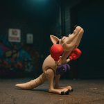Turbopouch roo, articulated 3D model, PrintForge, 10x8x3 cm, crafted with PLA, BPA Free, Beige - Image 5