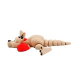 Turbopouch roo, articulated 3D model, PrintForge, 10x8x3 cm, crafted with PLA, BPA Free, Beige - Image 6