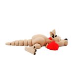 Turbopouch roo, articulated 3D model, PrintForge, 10x8x3 cm, crafted with PLA, BPA Free, Beige - Image 7
