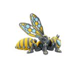 Mecha bee, articulated 3D model, PrintForge, 10x8x4 cm, crafted with PLA, BPA Free, Multicolor - Image 6