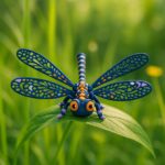 Glimmer fly, articulated 3D model, PrintForge, 12x9x6 cm, crafted with PLA, BPA Free, Multicolor - Image 3