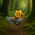 Noctiflex owl, articulated 3D model, PrintForge, 6x9x7 cm, crafted with PLA, BPA Free, Multicolor - Image 2