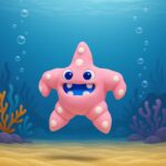 Starswirl fish, articulated 3D model, PrintForge, 11x11x2 cm, crafted with PLA, BPA Free, Pink - Image 3
