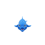 Aquashift dolphin, articulated 3D model, PrintForge, 10x5x4 cm, crafted with PLA, BPA Free, Blue - Image 7