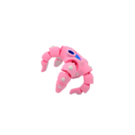 Starswirl fish, articulated 3D model, PrintForge, 11x11x2 cm, crafted with PLA, BPA Free, Pink - Image 7
