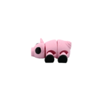 Oink porklet, articulated 3D model, PrintForge, 6x5x3 cm, crafted with PLA, BPA Free, Pink - Image 7