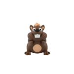 Timbertrek beaver, articulated 3D model, PrintForge, 9x5x6 cm, crafted with PLA, BPA Free, Multicolor - Image 6